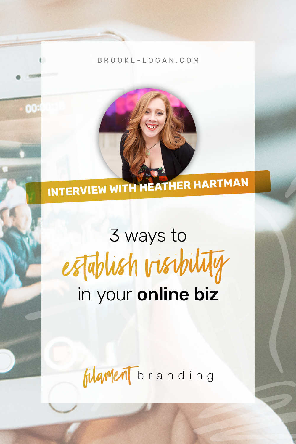 Ep 9: 3 ways to establish visibility in your online biz with Heather Hartman